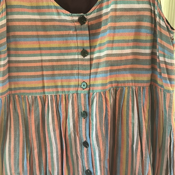Madewell stripped dress. Size large. Good used conditon. - Picture 6 of 6